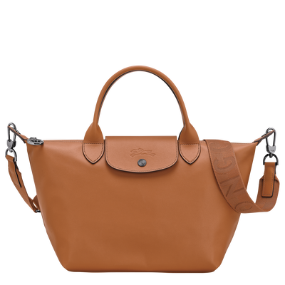 Le Pliage Xtra S 手提包 , 腰果棕 - 皮革