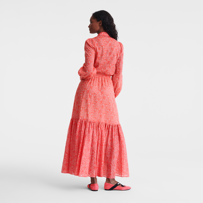 null Long dress, Tomato