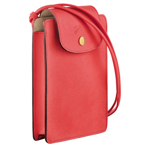 Épure XS Crossbody bag , Strawberry - Leather - View 3 of  4