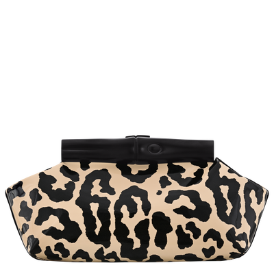 Le Roseau 手拿包 S, Black/Beige