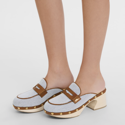 La Cigale Clogs , Cognac - Canvas