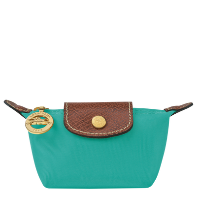 Le Pliage Original 零钱包 , Turquoise - 再生帆布