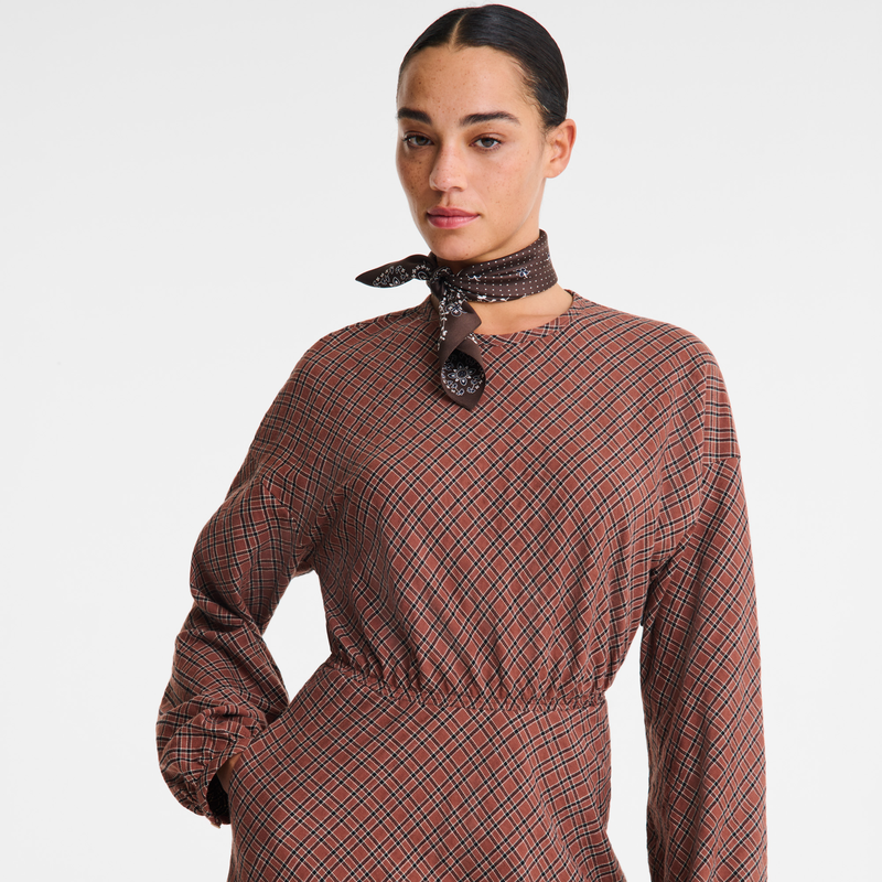 Dress , Cashew - Jacquard cotton  - View 4 of  5