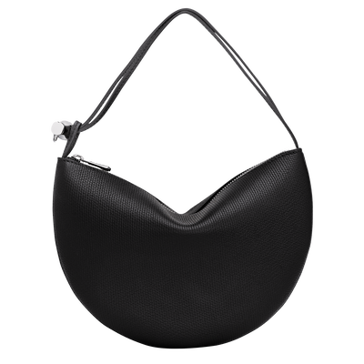 Le Roseau S Clutch , Black - Leather