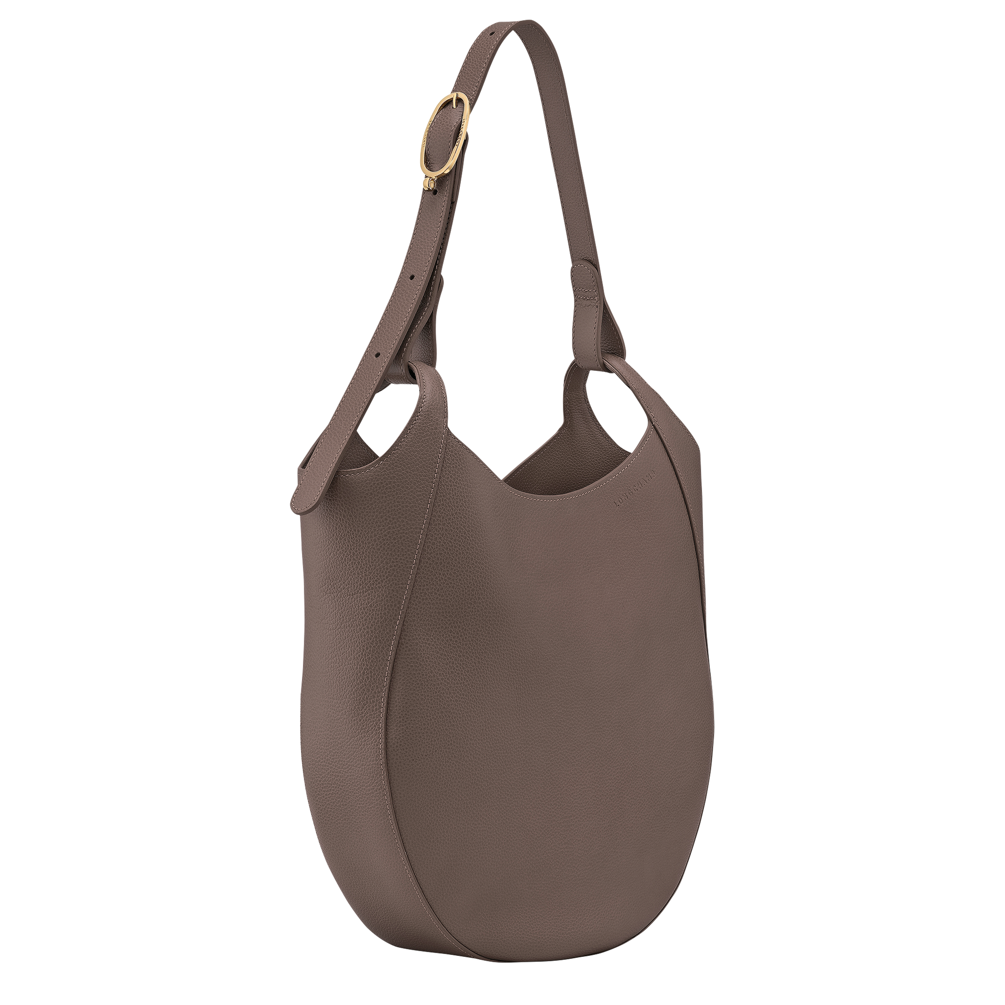 Le Foulonn&eacute; Hobo 袋 L, 褐灰色