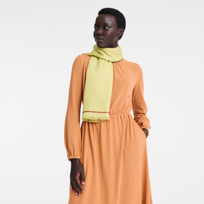 Longchamp奖章 披肩, 开心果绿