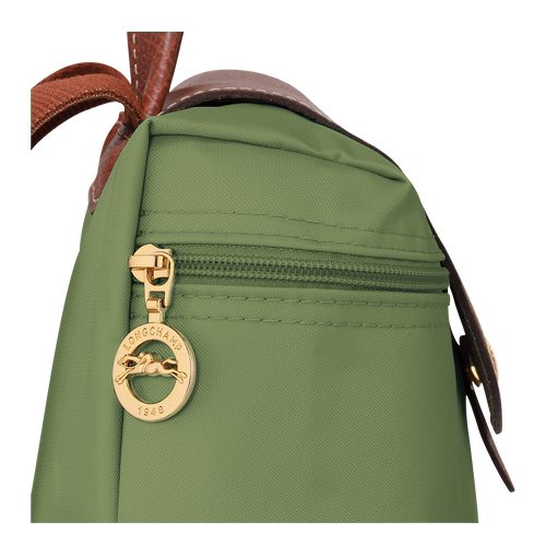 Le Pliage Original M 双肩背包 , 苔藓绿 - 再生帆布 - 查看 4 5