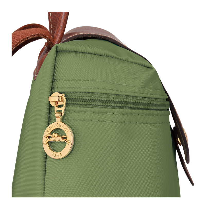 Le Pliage Original M 双肩背包 , 苔藓绿 - 再生帆布  - 查看 4 5