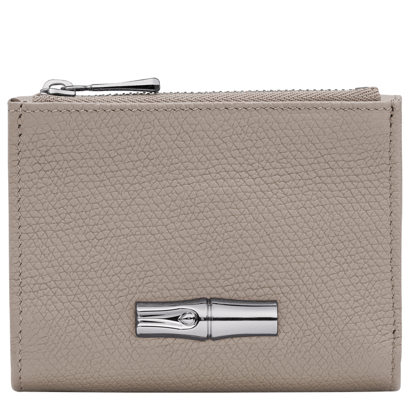 Le Roseau Compact wallet , Clay - Leather  - View 1 of  3
