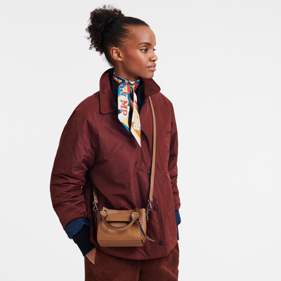 Longchamp 3D XS 手提包 , 裸色 - 皮革
