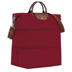 Le Pliage Original Travel bag expandable , Red - Recycled canvas