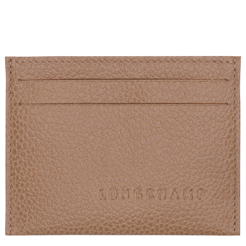 Le Foulonné Card holder , Biscuit - Leather  - View 1 of  2