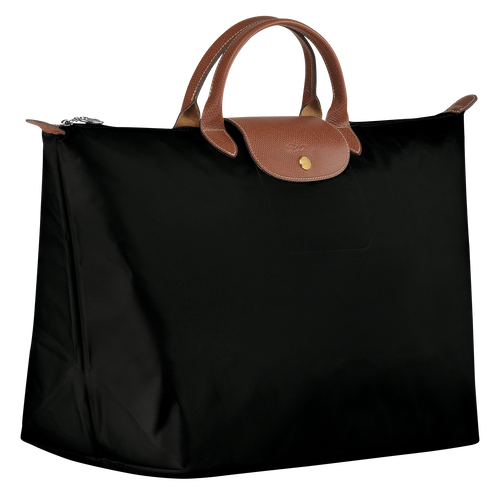 Le Pliage Original S Travel bag , Black - Recycled canvas - View 3 of  6