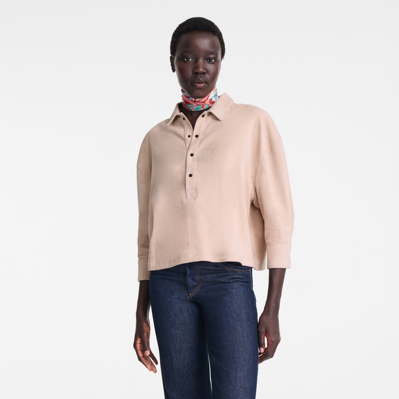 Polo shirt , Pink - Leather  - View 4 of  4