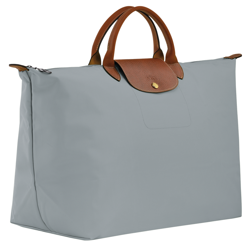 Le Pliage Original S Travel bag , Steel - Recycled canvas  - View 3 of  7