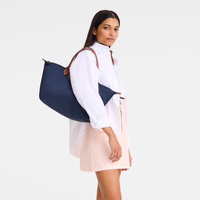 Le Pliage Original Handbag L, Navy