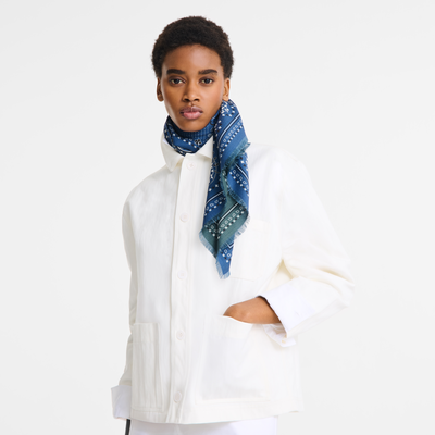 French Bandana Stole , Atlantic/Oregano - OTHER