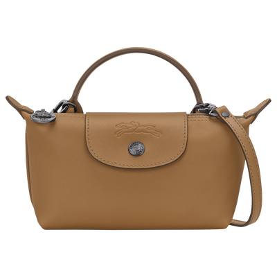 Le Pliage Xtra XS 手拿包 , 烟草色 - 皮革