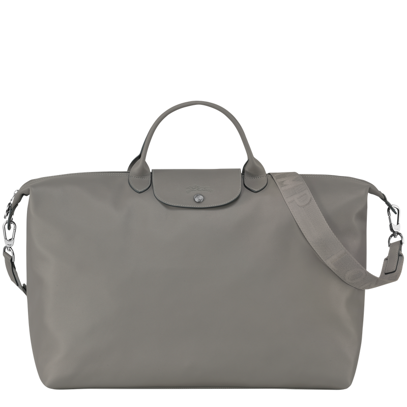 Le Pliage Xtra L Travel bag , Turtledove - Leather  - View 1 of  6