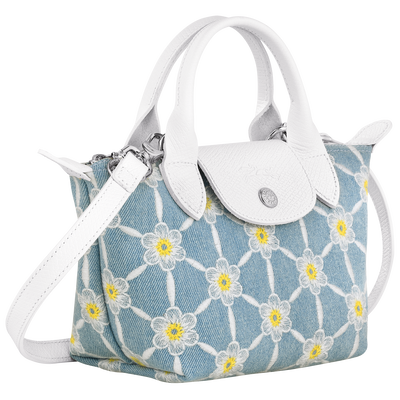 Le Pliage 系列 手提包 XS, 天空蓝