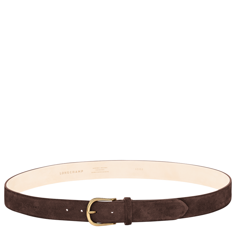 French Charm Men's belt , Mocha - Leather  - View 1 of  2