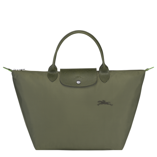 Le Pliage Green M Handbag , Forest - Recycled canvas - View 1 of  6