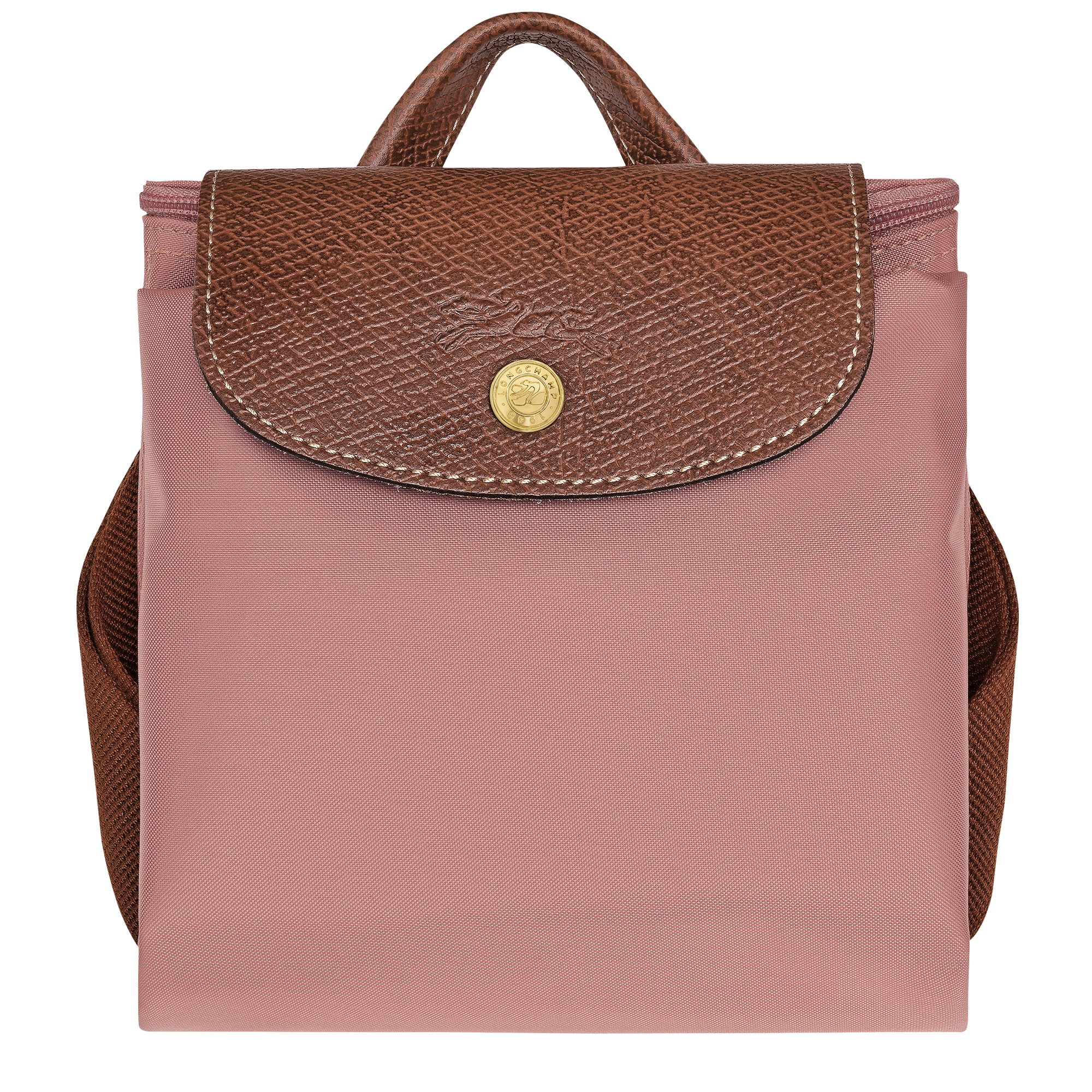 Le Pliage Original 双肩背包 M, 茶粉色
