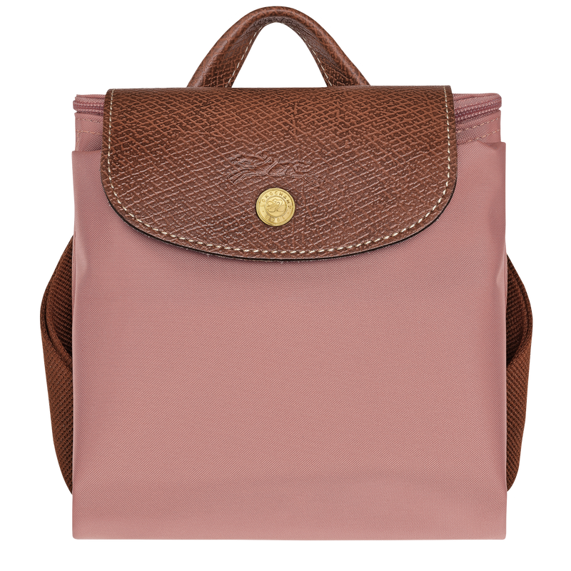 Le Pliage Original M 双肩背包 , 茶粉色 - 再生帆布  - 查看 7 7