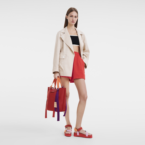 Le Pliage Re-Play Tote bag S, Red