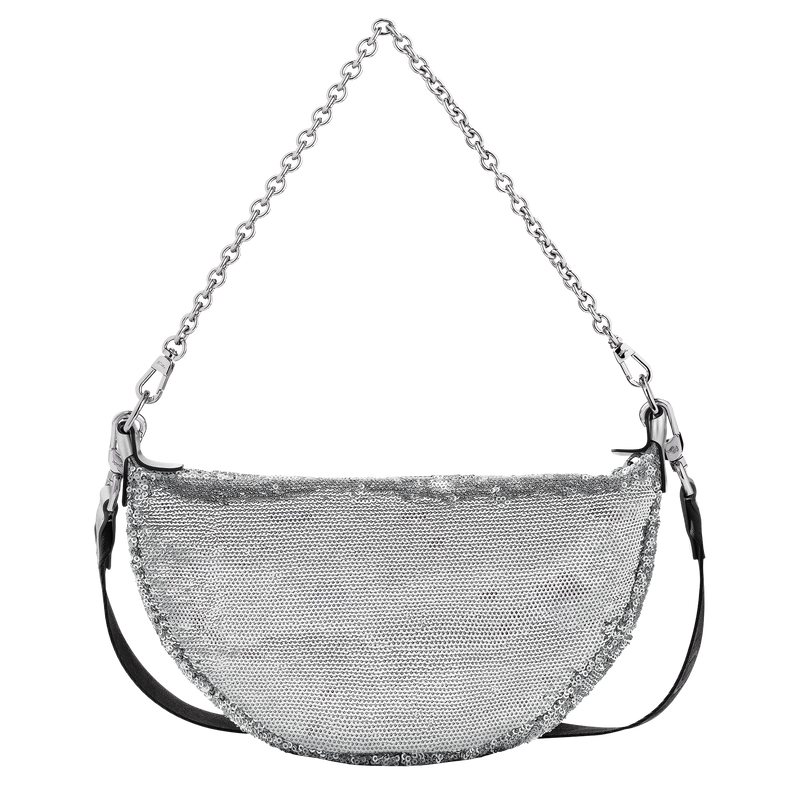 Smile S Crossbody bag , Silver - Canvas  - View 4 of  7