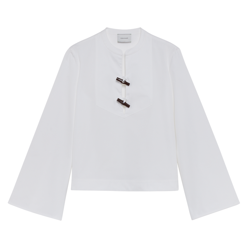 衬衫 , 白色 - 府绸  - 查看 1 1