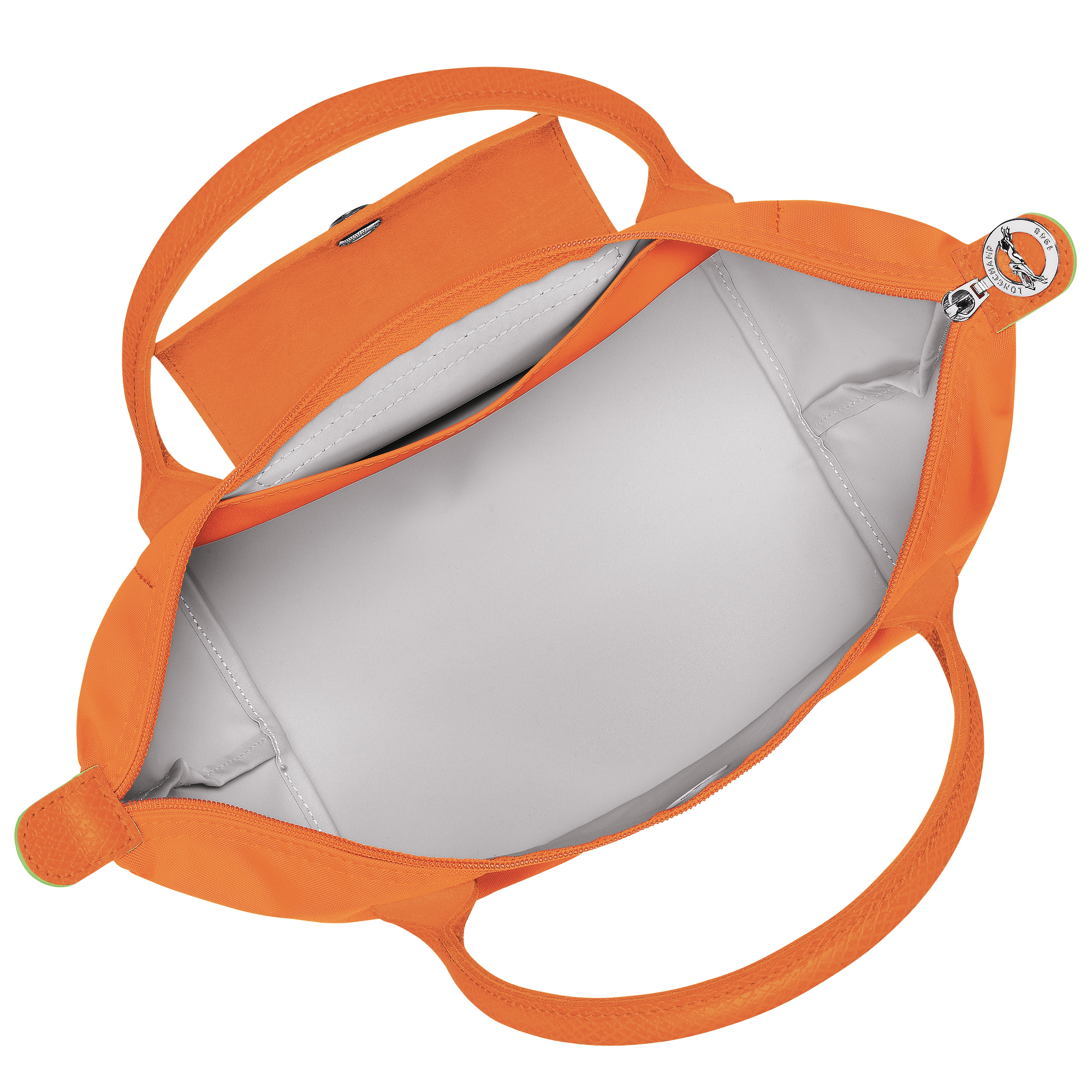 手提包 M, 橙色 - 查看 5
        7 - 放大 Le Pliage Green 手提包 M, 橙色