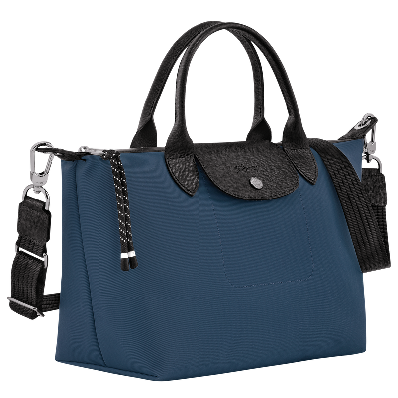Le Pliage Energy S Handbag , Dark Purple - Recycled canvas  - View 2 of  3