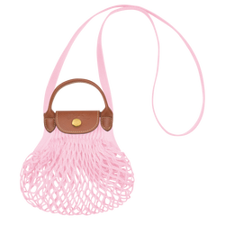 Le Pliage Filet XS Mesh bag , Pink - Canvas