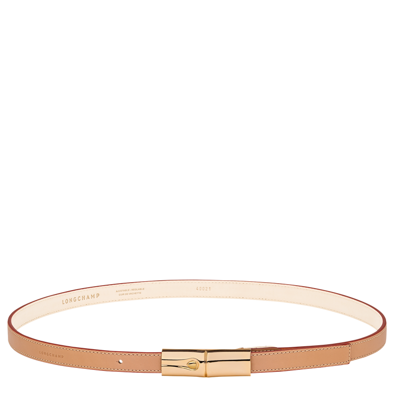 女士皮带 , 沙白色 - 皮革  - 查看 1 3