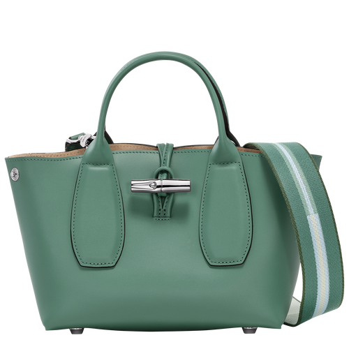 Roseau S Handbag , Sage - Leather - View 5 of  6