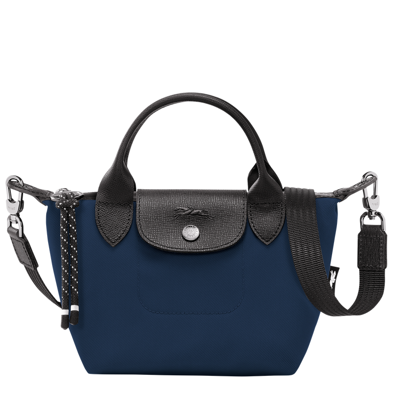 Le Pliage Energy XS 迷你手提包 , 海军蓝色 - 再生帆布  - 查看 1 1