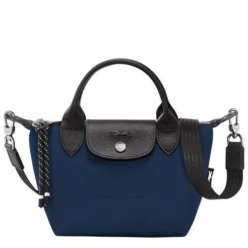 Le Pliage Energy XS Handbag , Navy - Recycled canvas - View 1 of  6