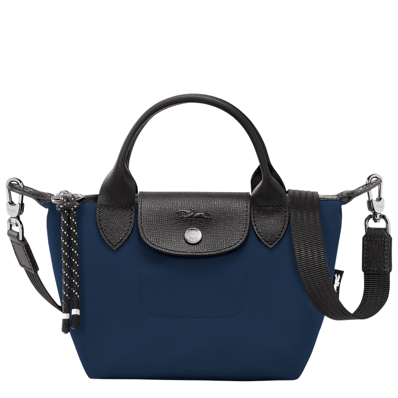 Le Pliage Energy XS Handbag , Navy - Recycled canvas  - View 1 of  6