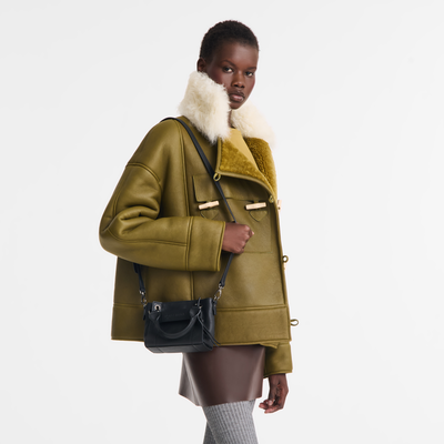 Longchamp 3D XS 手提包 , 黑色 - 皮革