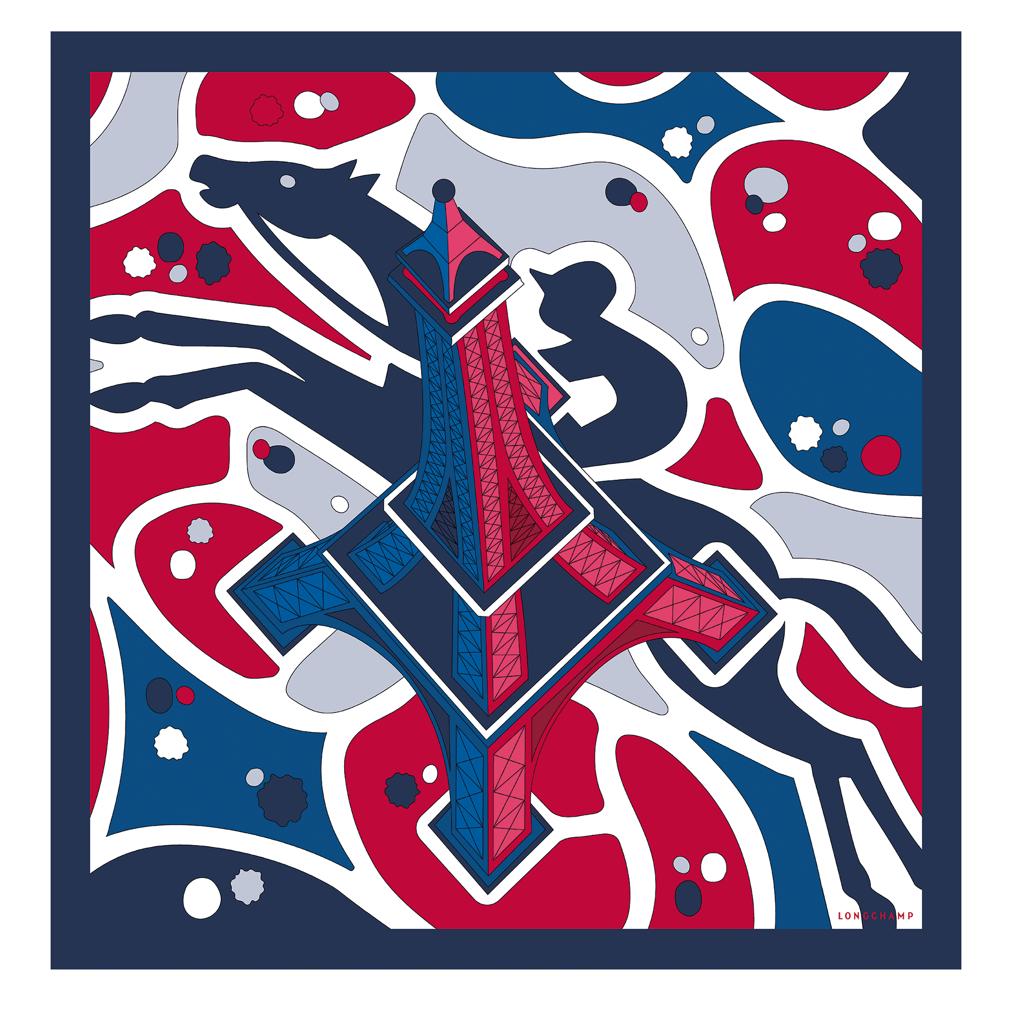 丝巾 70, 红色 / 海军蓝色 - 查看 1
        2 - 放大 马术之塔 丝巾 70, 红色 / 海军蓝色