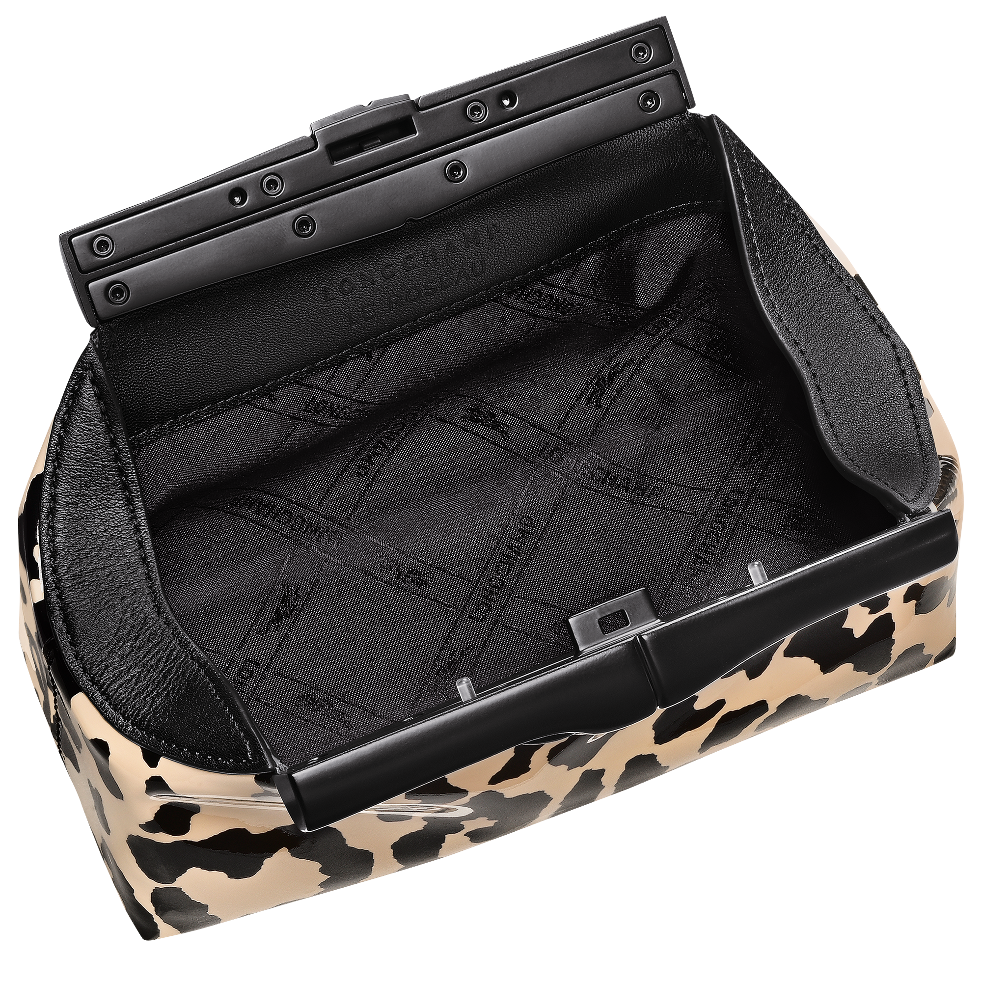 Le Roseau 手拿包 S, Black/Beige