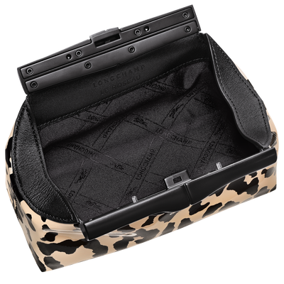 Le Roseau 手拿包 S, Black/Beige