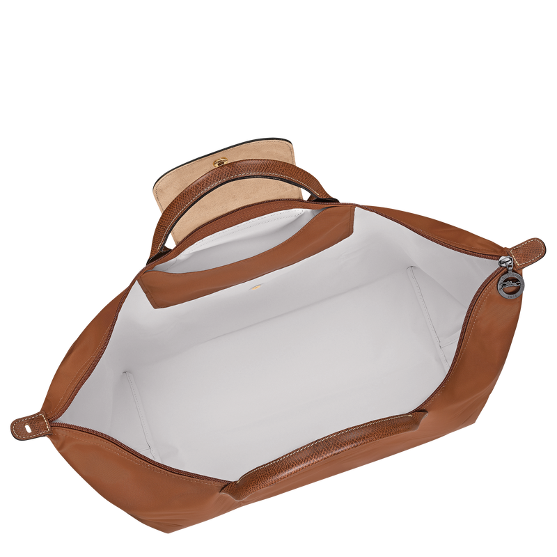 Le Pliage Original L 旅行包 , 干邑色 - 再生帆布  - 查看 5 7