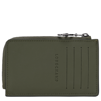 Le Pliage Xtra 卡夹 , 冷杉色 - 皮革