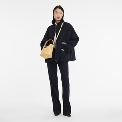 Roseau Essential XS Bucket bag , Wheat - Leather
