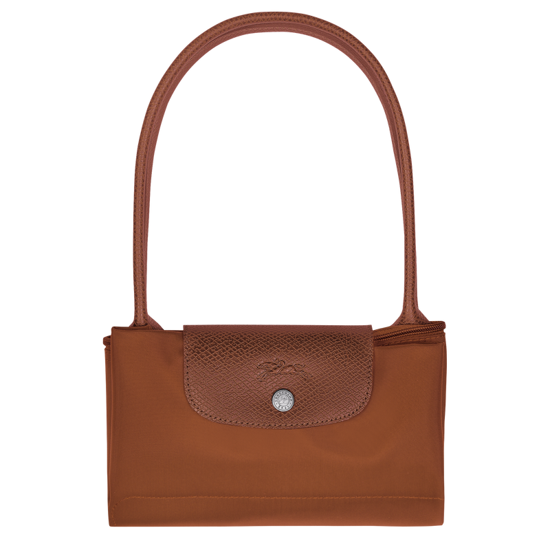 Le Pliage Green M Tote bag , Cognac - Recycled canvas  - View 7 of  7