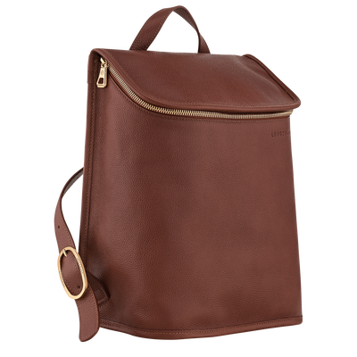 Le Foulonn&eacute; M Backpack , Coffee - Leather