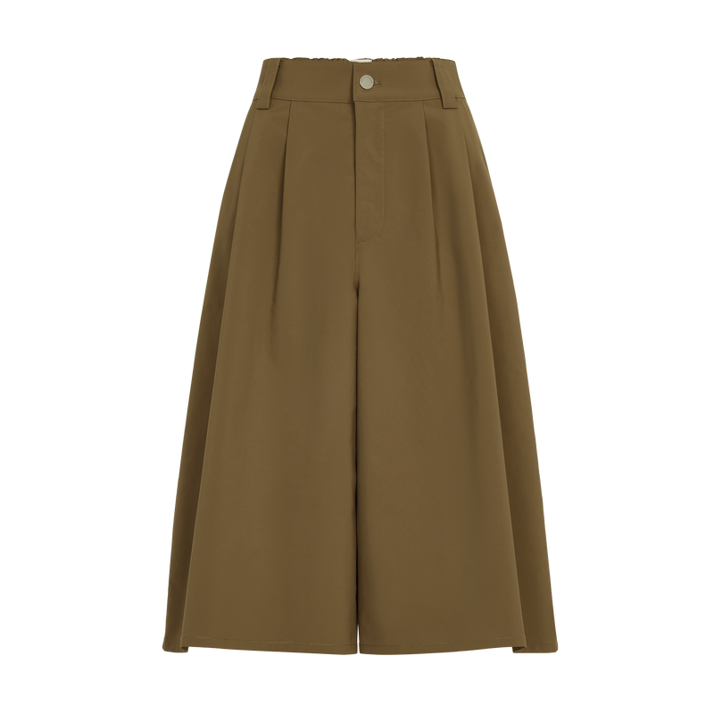 Shorts , Olive - Technical poplin  - View 1 of  4