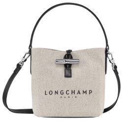 Roseau XS Bucket bag , Ecru - Canvas